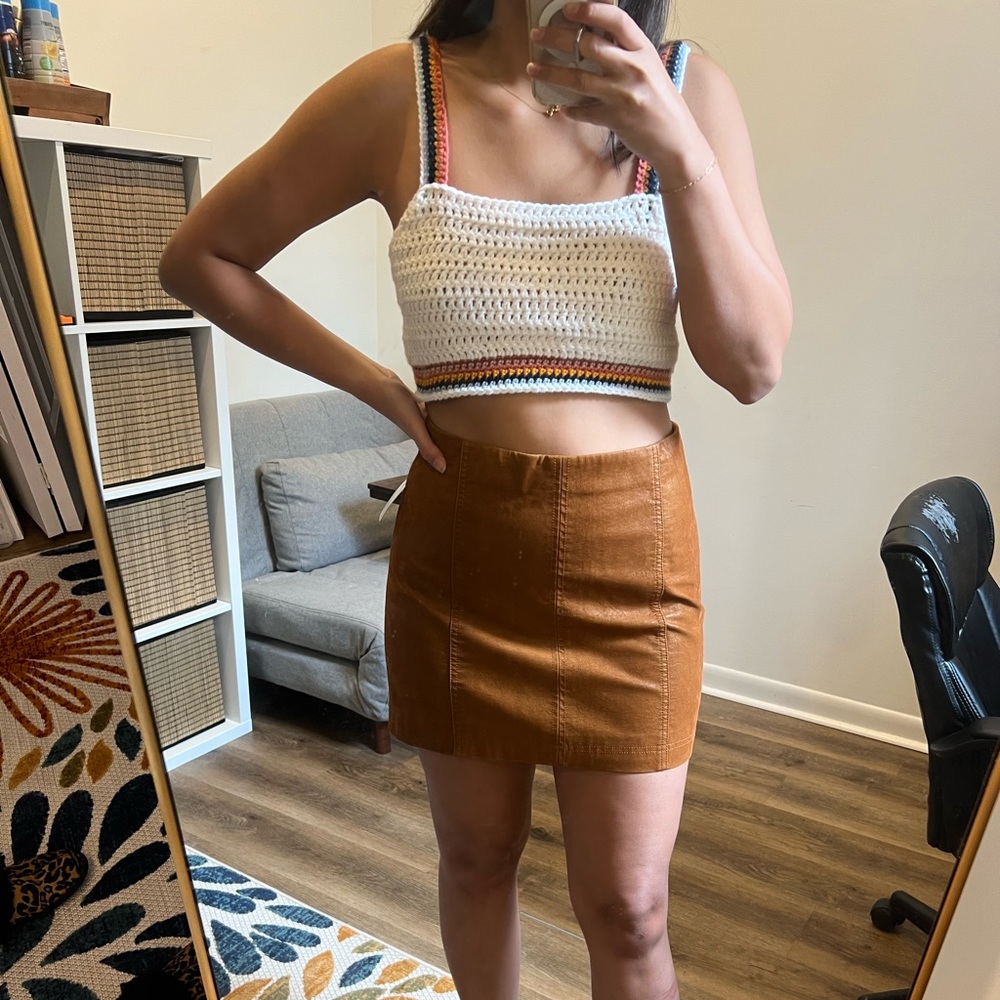 HANDMADE Crocheted Multicolor Top